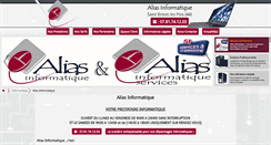 Desktop Screenshot of alias-info.fr