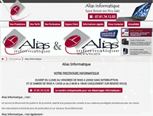 Tablet Screenshot of alias-info.fr